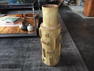 Fantastic 1960s 1970s Large Vintage Brutalist Concrete Vase 7