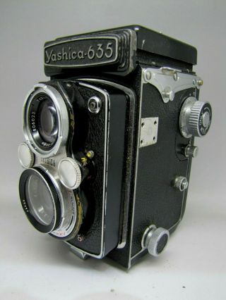 vintage YASHICA FLEX 635 TLR 120MM ROLL FILM MEDIUM FORMAT TWIN LENS REFLEX F3.  5 3