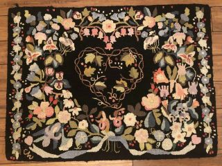 Vintage Claire Murray Hand Hooked Rug 31”x43”