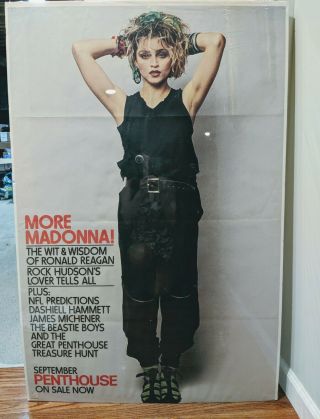 Rate 1985 Vintage Madonna Poster