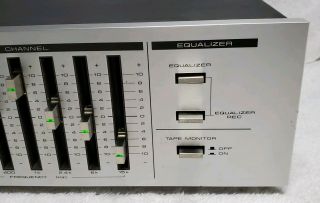 Pioneer SG - 540 Stereo Graphic Equalizer 7 - Band Vintage 6