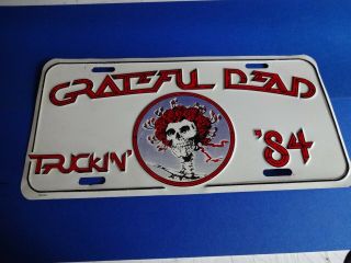 Grateful Dead License Plate Vintage