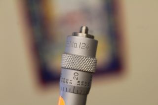 Vtg STARRETT No.  124 Inside Micrometer Set 2 - 8” Machinist Measuring Tool 7