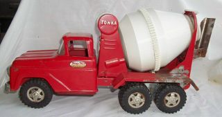 Vintage 1960 TONKA No.  120 Ford Cement Mixer Concrete Truck Mound Minn 3