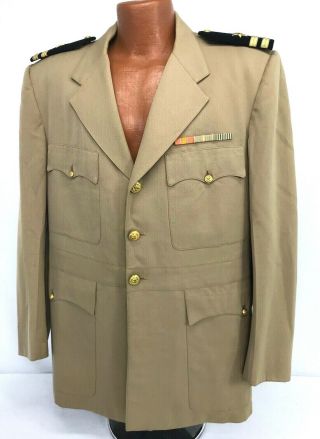 Vintage Us Navy Lieutenants Khaki Dress Jacket