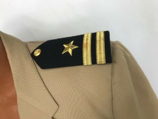 Vintage US Navy Lieutenants Khaki Dress Jacket 2