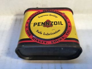 Vintage Pennzoil Oil Can Lead handy Oiler household rare Tin Mopar Ford Oilzum 4 7