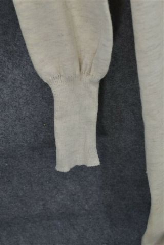 long Johns union suit trap door chest 36 - 40 white cotton antique 1800 4