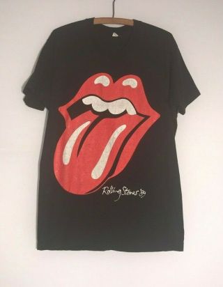 Vintage Rolling Stones 1989 North American Tour Concert T - Shirt Size X - Large