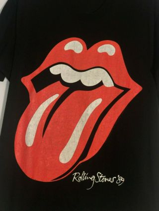 Vintage Rolling Stones 1989 North American Tour Concert T - Shirt Size X - Large 3