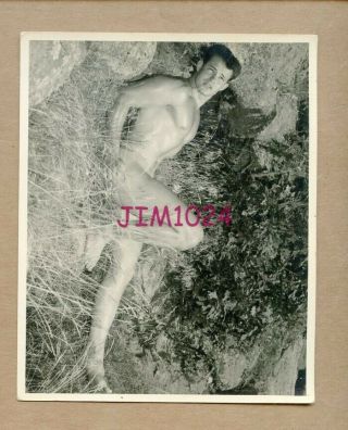 Vintage 1950s Western Photography Guild Gay Male Mens Physique Risque Art Photo|