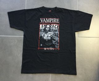 Vampire The Masquerade T Shirt - 90s Rpg Fashion Victim Horror Grunge Vintage Xl