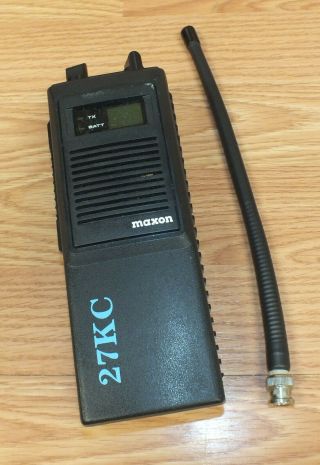 Vintage Maxon (27kc) Handheld Cb Radio / Walkie Talkie Read
