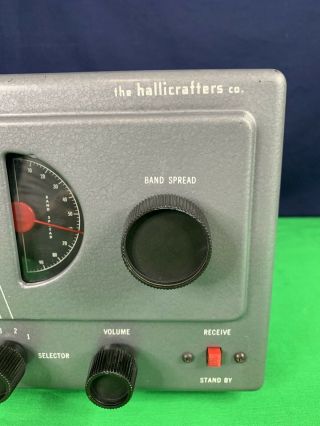 Vintage Hallicrafters Amateur S38C Shortwave Receiver. 4