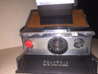 Vintage Polaroid Sx 75 With Case And Instructions.  Very 5