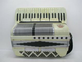 Noble Aerolite Vintage Piano Accordion 6850 Made In Italy