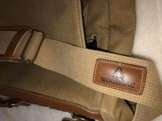 Rare Vintage York Luggage Woodsac Hanging Garment bag Messenger Plaid Wool Lined 6