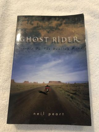 Rush Signed Ghost Rider Book Neil Peart Rare Look Rare Vintage