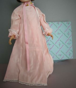Vintage Madame Alexander Elise Doll Pink Robe Night Gown 1950s 15 - 16 "