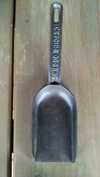 Vintage Cast Iron Coal Ash Shovel/scoop Nmc Co Chicago