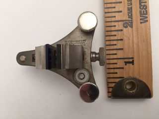 Vintage Jewelers / Watch makers Poising Tool (Vise) in Wood Storage Box 6