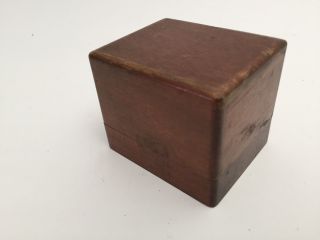 Vintage Jewelers / Watch makers Poising Tool (Vise) in Wood Storage Box 7