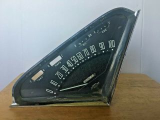 Vintage 1950 S Chevrolet Instrument Dash Panel Speedometer Temp Gas Gauge