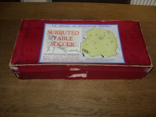 Vintage & Early Edition 1950s SUBBUTEO TABLE SOCCER (P A Adolph) Celluloid Teams 4