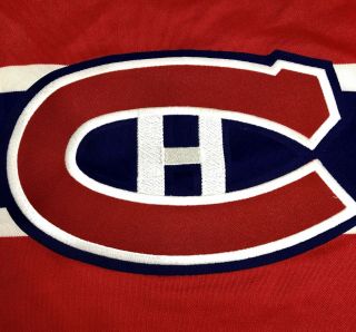 Vintage 2003 MONTREAL CANADIENS Authentic CCM Red Classic Hockey Jersey - Medium 4