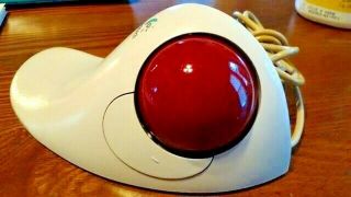 VINTAGE Logitech Trackman FX Marble Wired Computer Trackball Mouse T - CJ12 PS/2 4