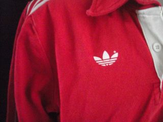 Vintage Adidas Wales 1980 ' s Rugby Union shirt 4