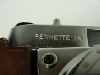 Vintage Kodak Retinette 1A With 45mm f/2.  8 Lens Made In Germany 35mm Film Camera 2