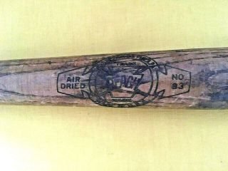Aj Reach Brand Vintage Baseball Bat (circa 1933 - 1945)