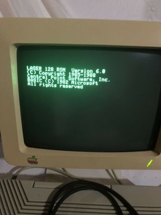 VTech Laser 128 Vintage Apple II IIc IIe Clone Computer Game Console 3