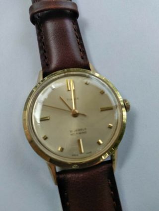 Vintage Men Automatic Timex 21 Jewels 1968 Runs And Keeps Time
