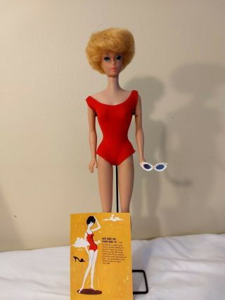 Vintage Barbie By Mattel Basic Fashion Model Set - 1960s - Bubble - Cut Blonde