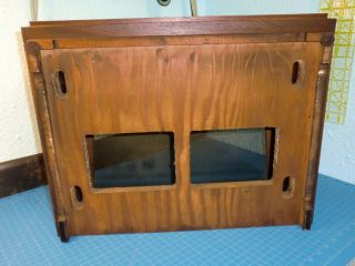 Vintage Fisher Stereo Amplifier Tuner Walnut Cabinet Box Option 7