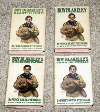4 Vintage Roy Blakeley Books - W/dj 