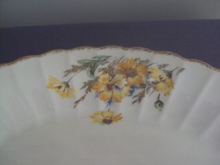 Vintage Limoges China Yellow Daisy Platter 15 