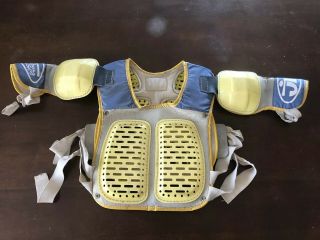 Jt Racing Chest Protector Vintage Mx Old School Bmx Blue Yellow