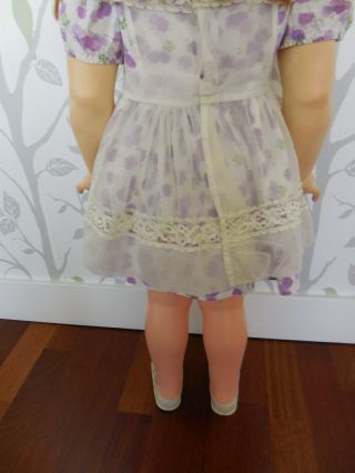 Ideal Patti Playpal Doll in Dress & Pinafore G - 35 - 7 Auburn Hair 4