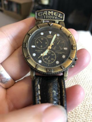 Vintage Camel Trophy Quartz Chronograph Watch