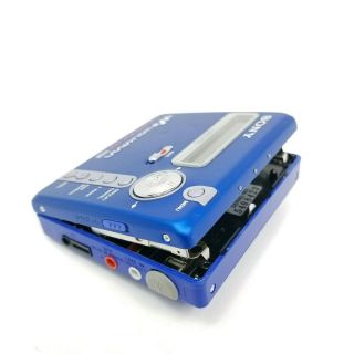 Sony Walkman MiniDisc Player Recorder MZ - N707 Type R Blue Vintage As - Is 2