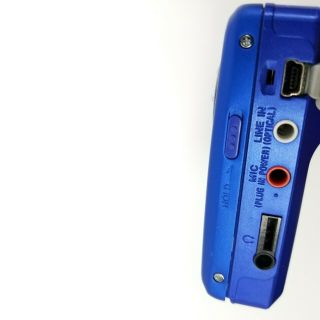 Sony Walkman MiniDisc Player Recorder MZ - N707 Type R Blue Vintage As - Is 3