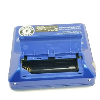 Sony Walkman MiniDisc Player Recorder MZ - N707 Type R Blue Vintage As - Is 4