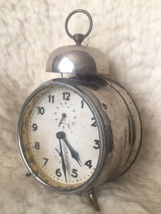 Vintage Antique Junghans Alarm Clock Germany