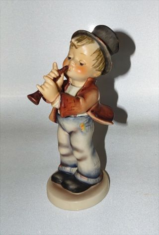 Hummel Goebel Figurine 85/2 Vtg Germany 7.  5 " Ii Large Tall Orchestra Boy W/horn