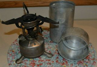 Vintage U.  S.  C.  M.  Mfg Co 1945 Military Camp Stove Wwii Army Cookstove