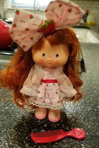 Vintage Strawberry Shortcake Berrykin Doll Kenner Vg 1985