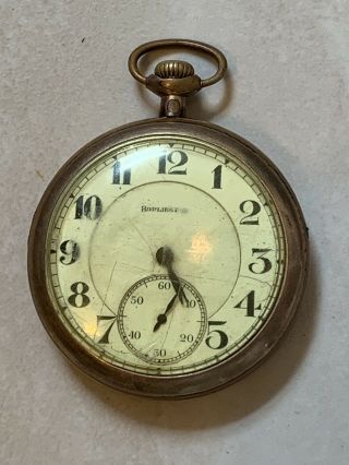 Burlington Watch Company Pocket Watch,  21 Jewel